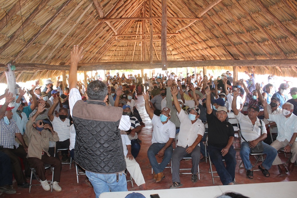 En Asamblea General los labriegos unánimemente estuvieron de acuerdo con el proceso de regularización del lote