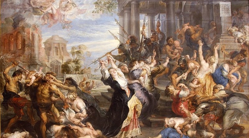 Nacimiento de Jesús, huída a Egipto y matanza de los niños en Judea Nacimiento de Jesús, huída a Egipto y matanza de los niños en Judea