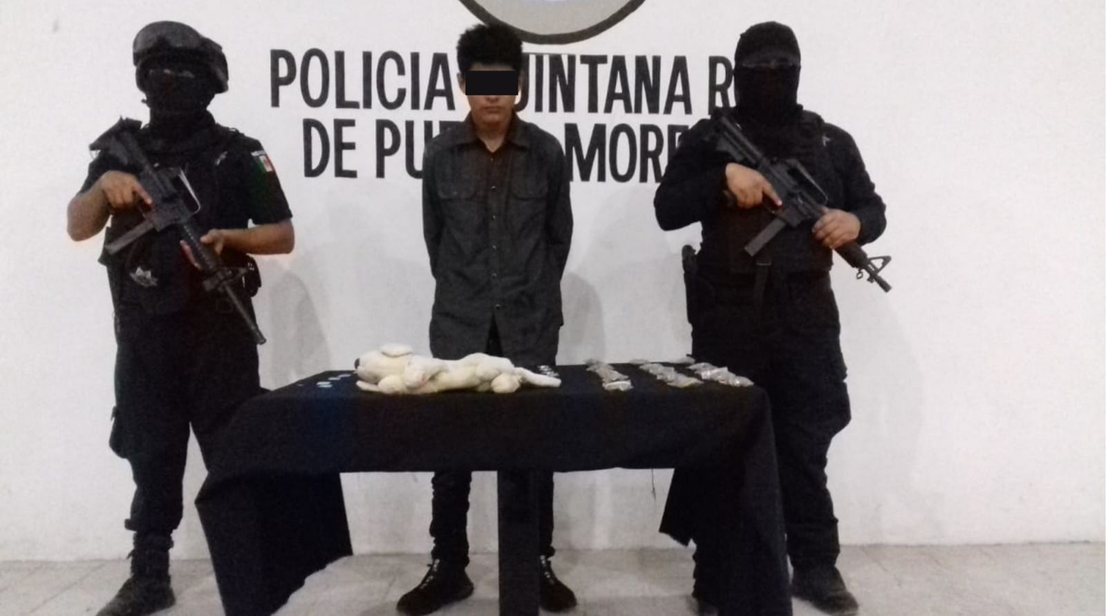 El hombre detenido fue puesto a disposición de las autoridades para las investigaciones correspondientes El hombre detenido fue puesto a disposición de las autoridades para las investigaciones correspondientes