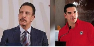 Alito Moreno y Omar Fayad protagonizan una batalla rumbo a las elecciones gubernamentales. Foto: Especial
