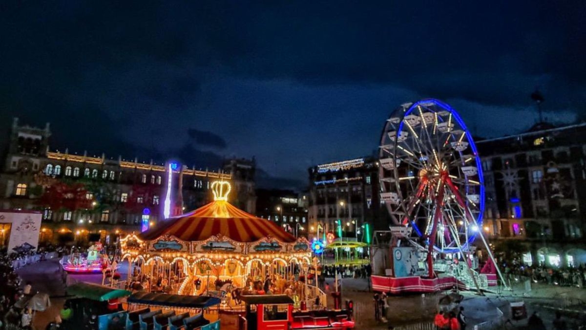 El Gobierno de la CDMX celebró el fin de año con una verbena popular en el Zócalo. Foto: Cultura CDMX