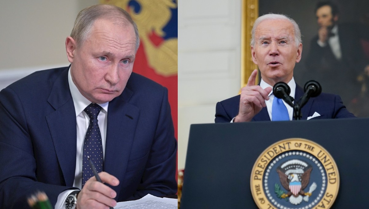 La tensión entre Vladimir Putin y Joe Biden ha crecido desde el ataque que Rusia comenzó contra Ucrania en febrero pasado