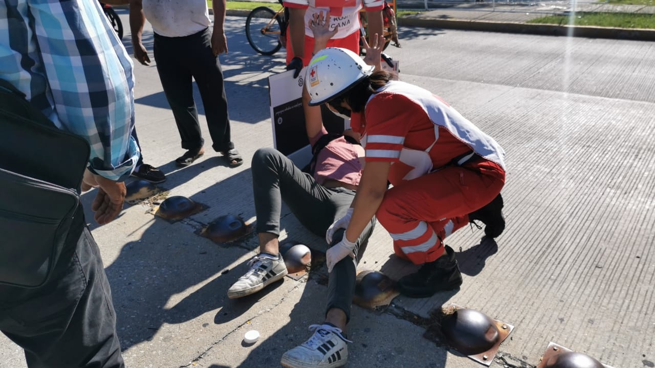 Terminaron en el suelo con heridas en el cuerpo