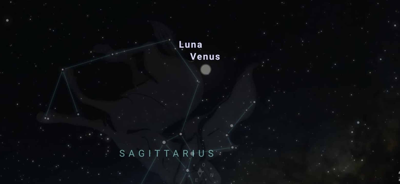 Tres planetas del Sistema Solar se alinearán con la Luna Tres planetas del Sistema Solar se alinearán con la Luna