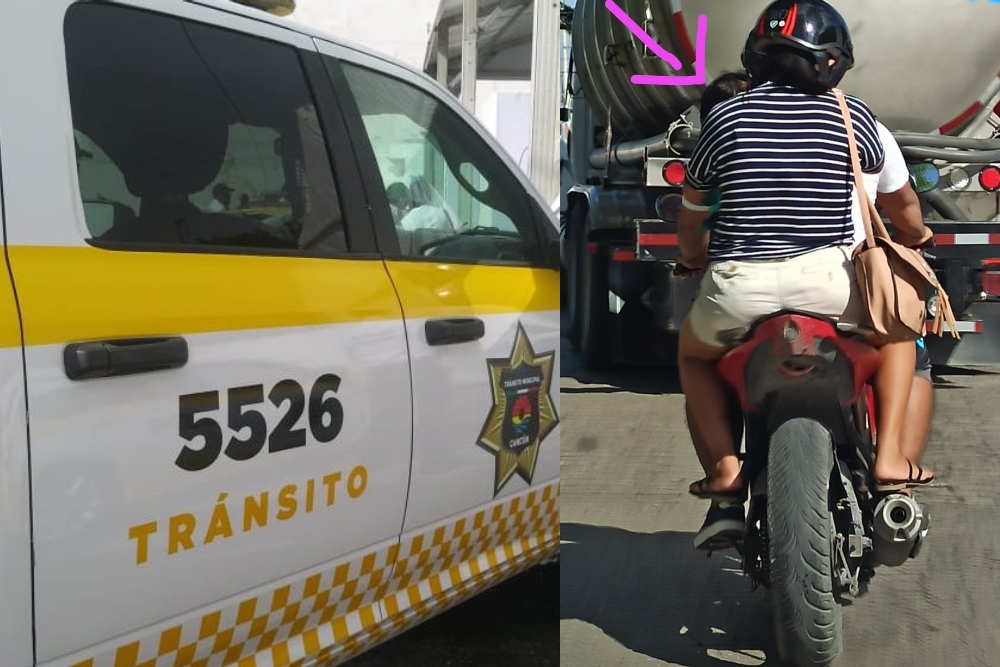 La denuncia fue hecha en Twitter, donde el usuario reclamó la falta de vigilancia de los agentes de Tránsito de Cancún