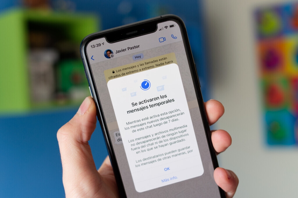 WhatsApp: Así es la nueva función mejorada de mensajes temporales