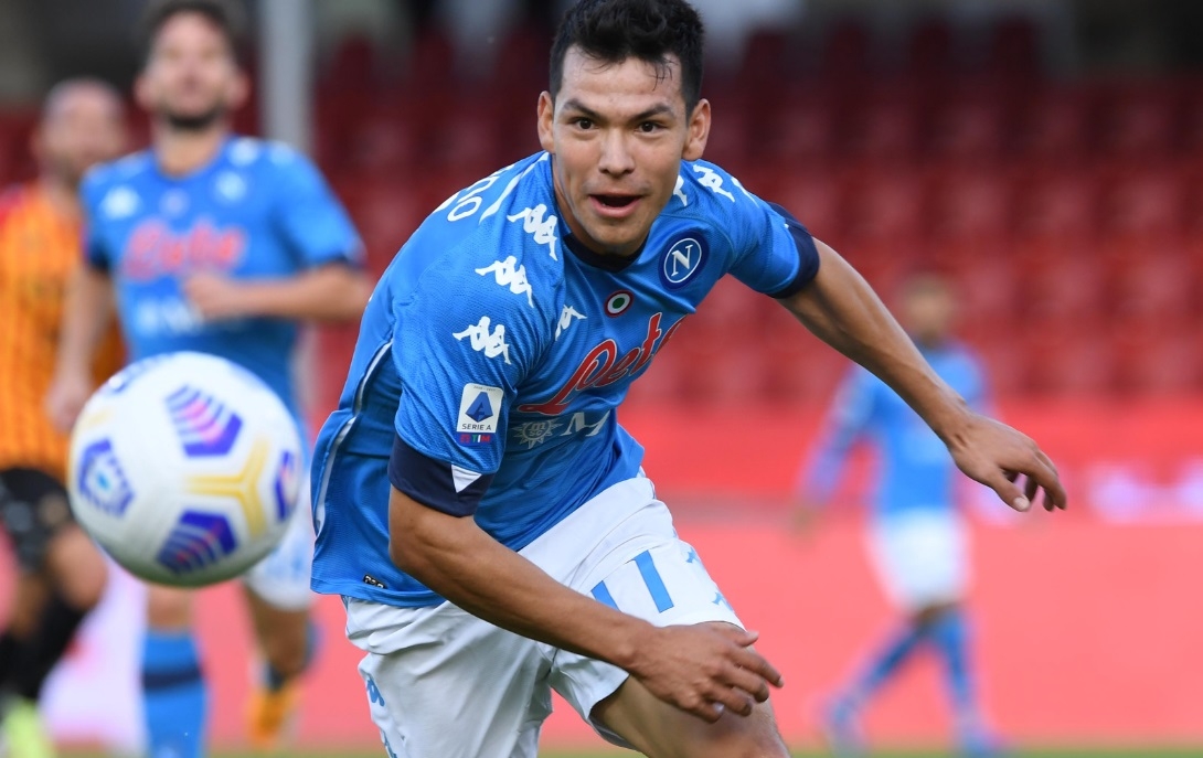 Hirving 'Chuky' Lozano espera que en 2022 pueda dejar huella en el Nápoli, su nuevo equipo