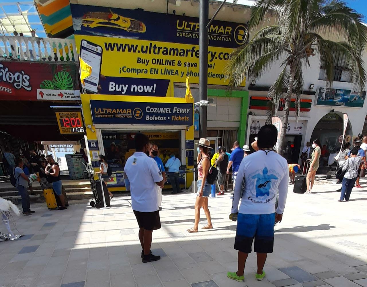 Las actividades en la terminal NAVEGA en Playa del Carmen se mantienen