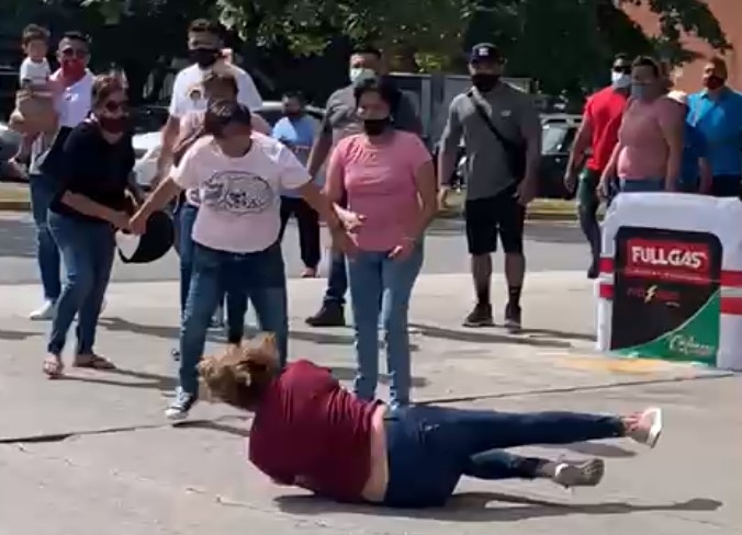 El enfrentamiento se dio esta tarde