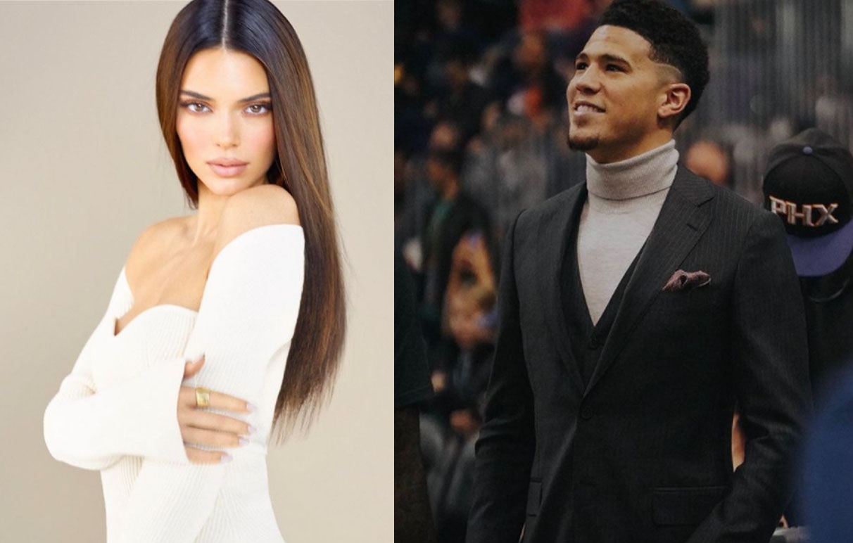 Hasta ahora, la modelo de 25 años compartió una romántica foto junto al jugador de basketball, acompañada de un corazón blanco