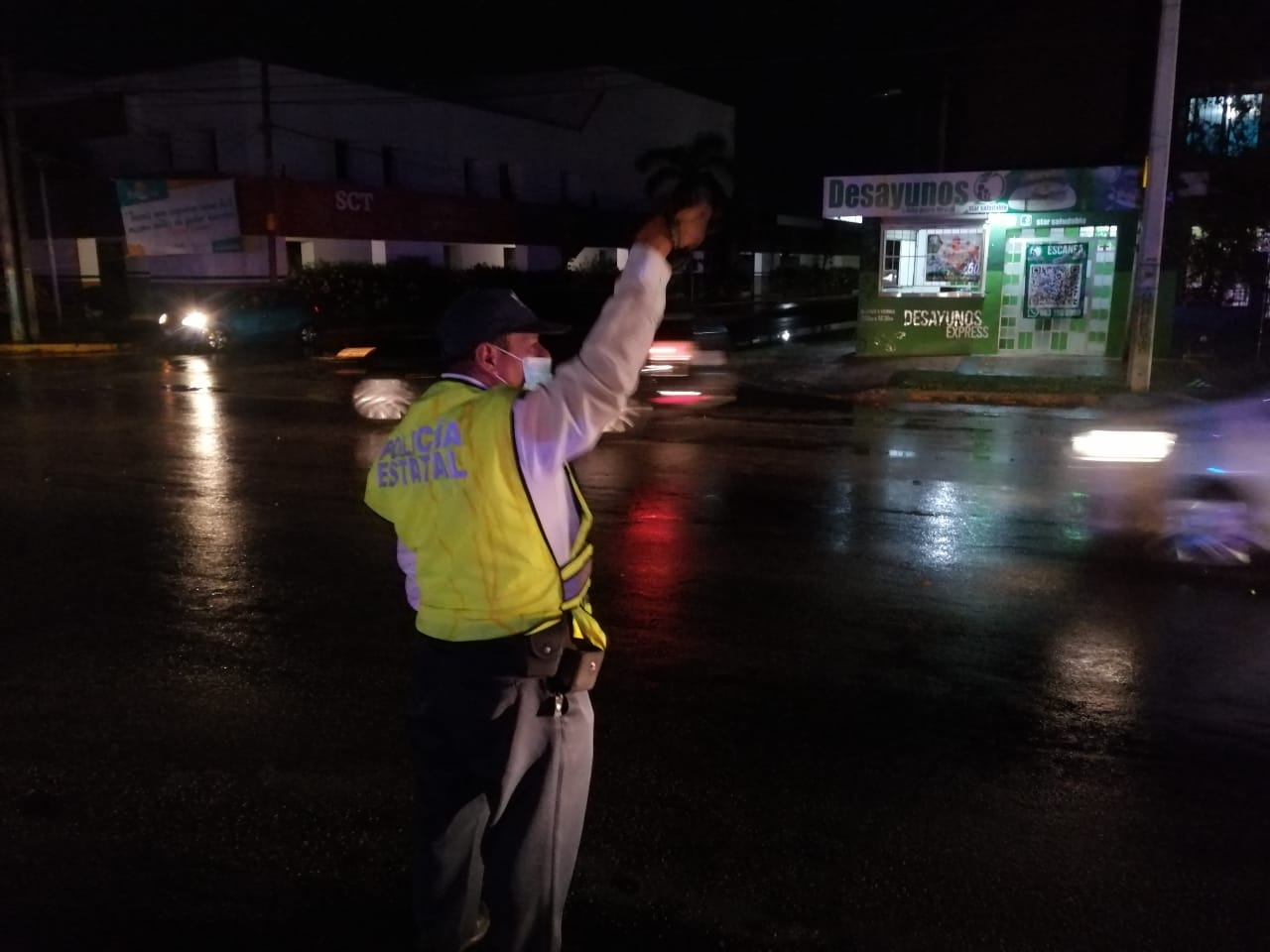 Fue alrededor de las 20:00 horas cuando se registró el corte de energía eléctrica