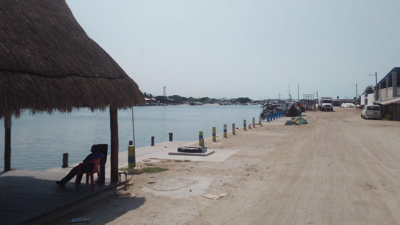 Esta mañana el puerto de abrigo y las calles aledañas se vieron casi vacías Esta mañana el puerto de abrigo y las calles aledañas se vieron casi vacías