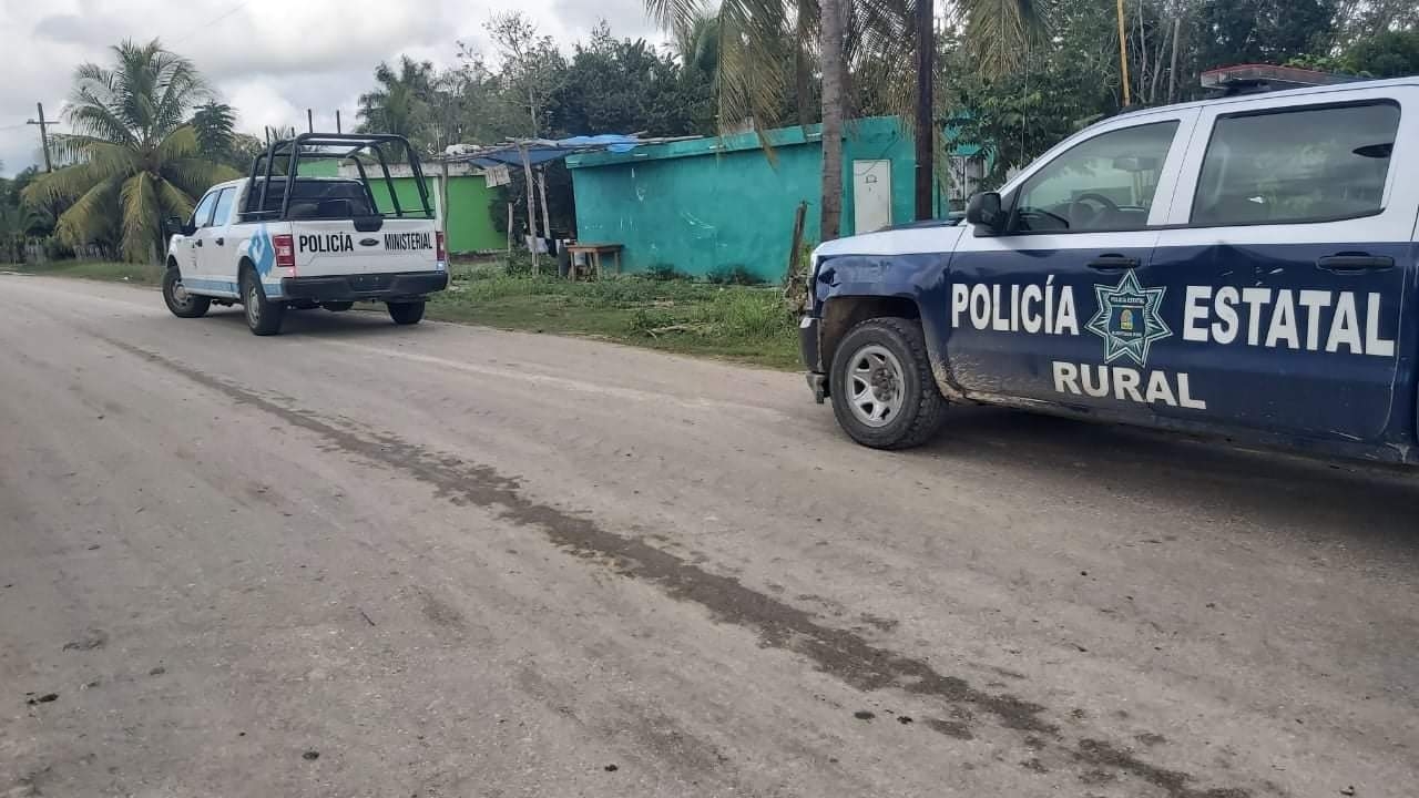 Los responsable dejaron el mensaje plasmado en una tela Los responsable dejaron el mensaje plasmado en una tela