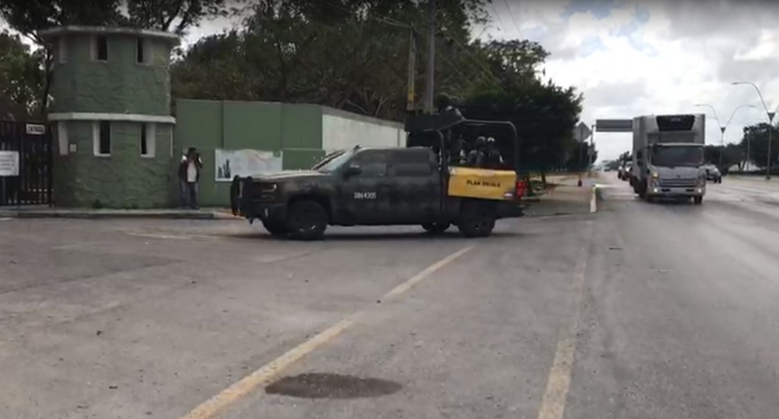 Elementos de la Marina, Guardia Nacional y hasta la policía municipal participaron en el operativo