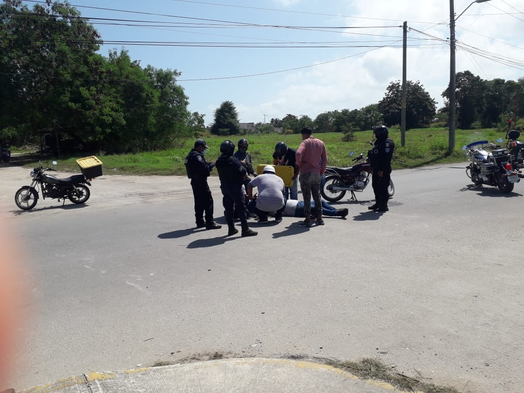 Así terminaron las motocicletas luego del choque Así terminaron las motocicletas luego del choque