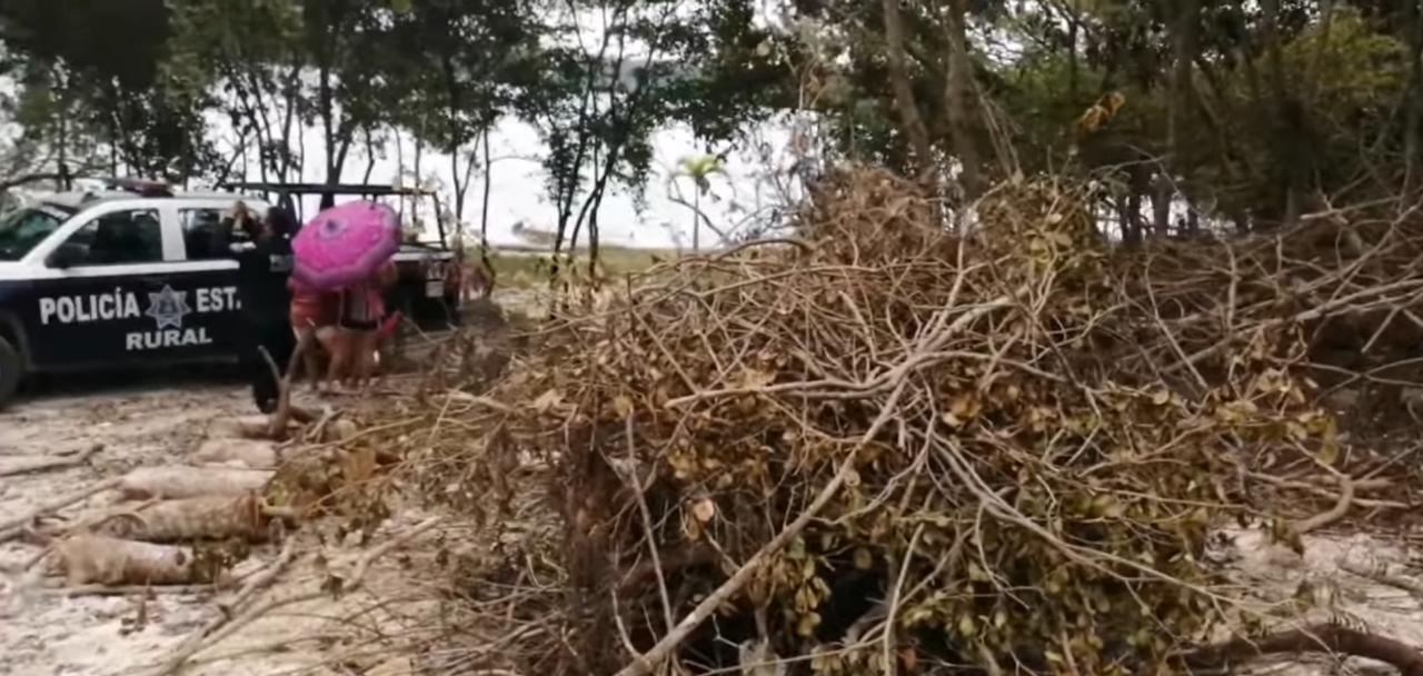Las autoridades federales no han acudido a la zona para suspender esta obra Las autoridades federales no han acudido a la zona para suspender esta obra