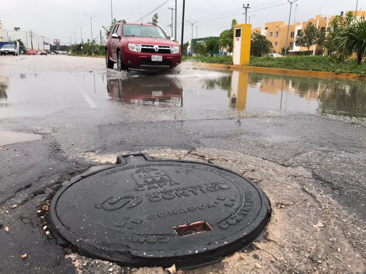 Fuertes lluvias provocan inundaciones en todo Cancún: FOTOS