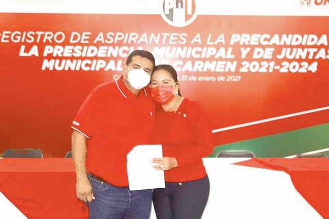 El esposo de Angélica Herrera en 2019 fue contratado por 399 mil 831 pesos para el acondicionamiento de espacios públicos