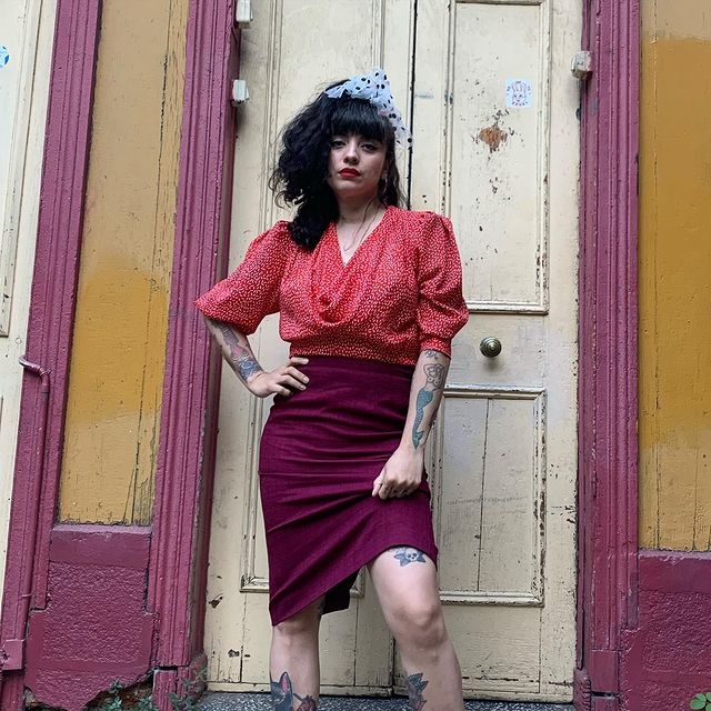 Mon Laferte, en su última producción fotográfica en Valparaíso, Chile