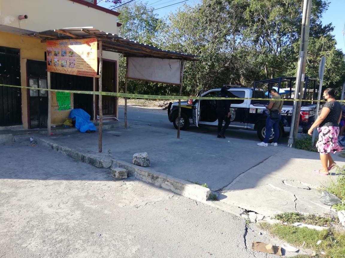 Las autoridades acordonaron la zona.