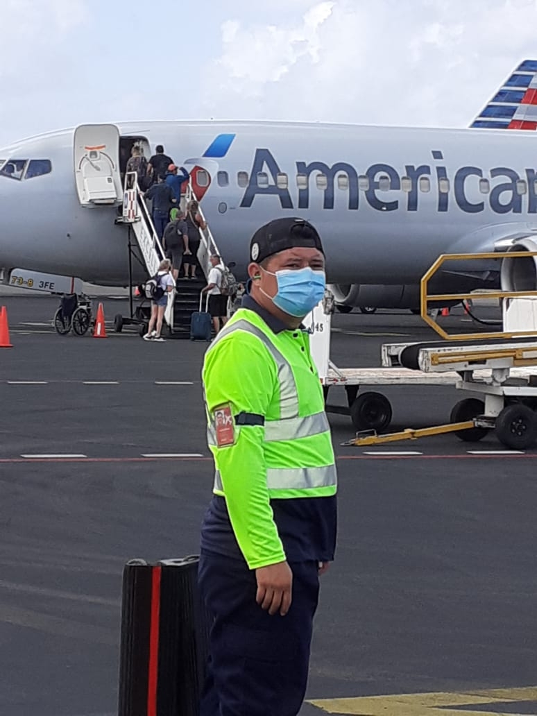 Dos vuelos procedentes de Dallas a través de la Aerolínea American Airlines se esperan para este miércoles