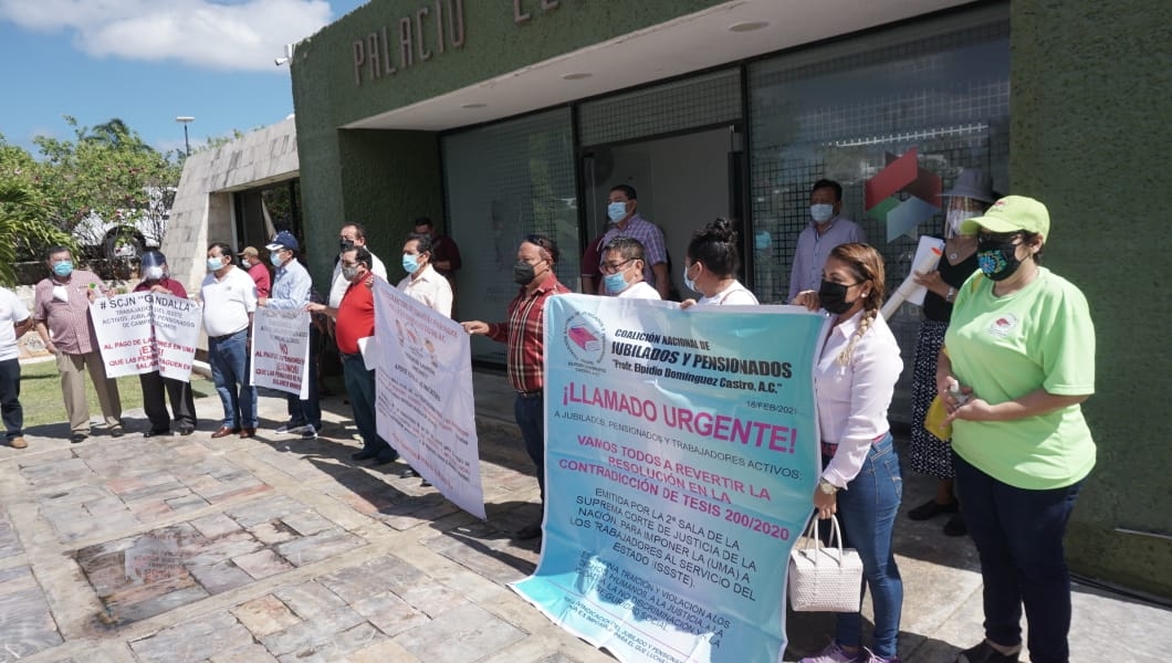 Jubilados y pensionados piden apoyo a diputados Jubilados y pensionados piden apoyo a diputados
