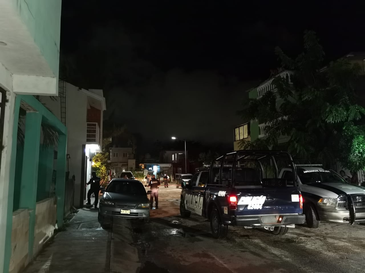Autoridades arribaron al lugar de los hechos