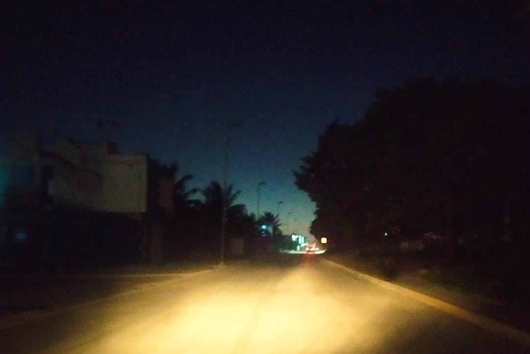 Señalaron que esa zona lleva cuatro meses a oscuras