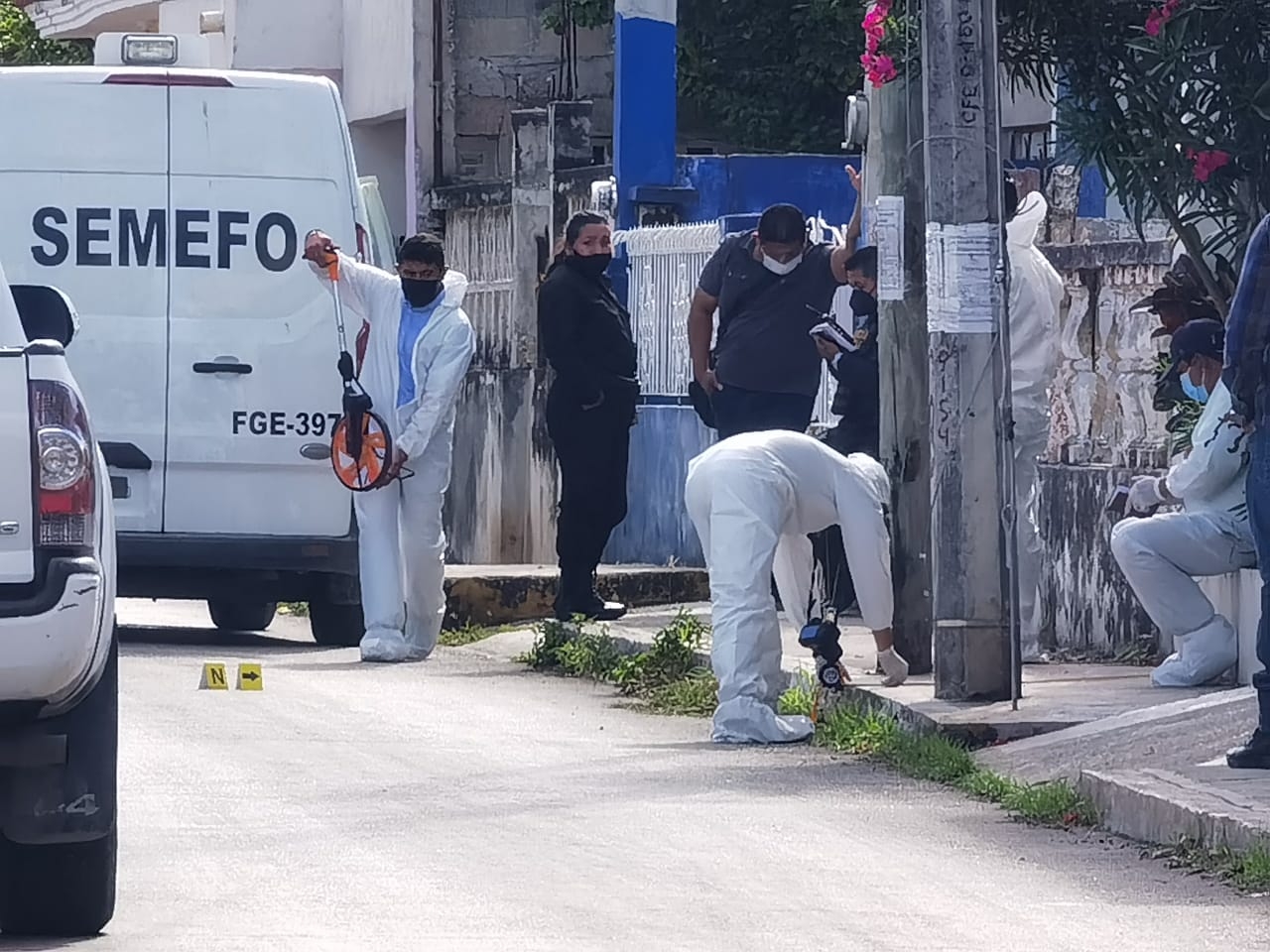 El hallazgo fue realizado por vecinos de la calle Querétaro del barrio de Santa Ana El hallazgo fue realizado por vecinos de la calle Querétaro del barrio de Santa Ana