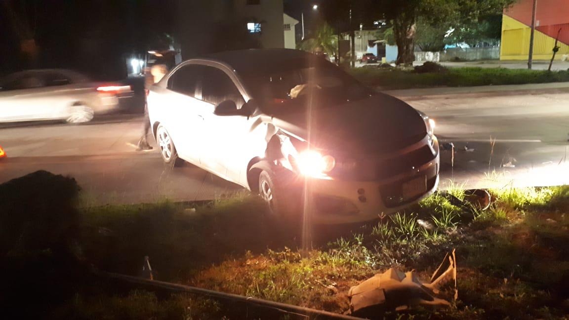 Así terminó la unidad accidentada Así terminó la unidad accidentada