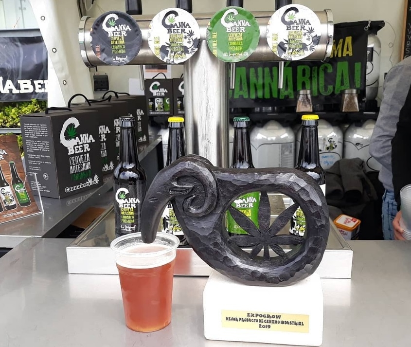 La cerveza con cannabis está hecha con semillla de cáñamo La cerveza con cannabis está hecha con semillla de cáñamo