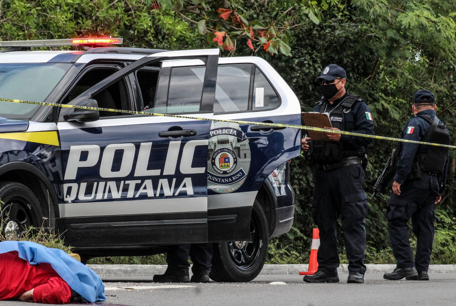 El mototaxista fue trasladado al hospital de Cancún