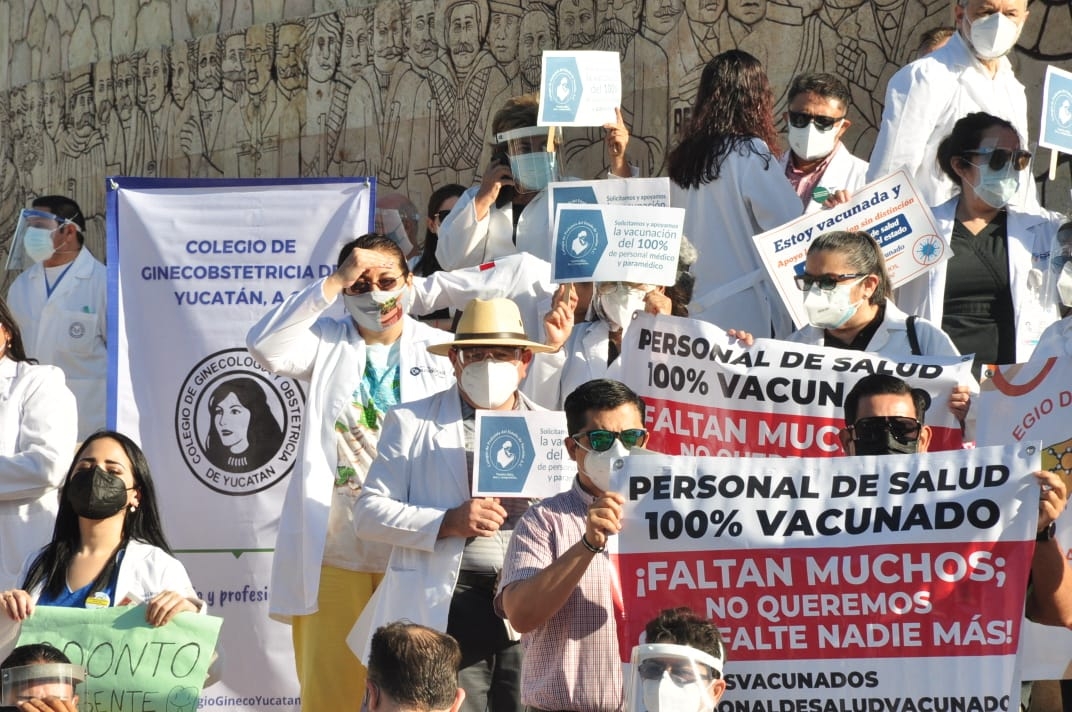 A la marcha se sumaron médicos de 33 colegios de diferentes especialidades