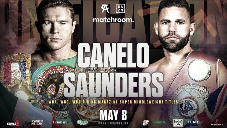 El próximo rival del pugilista mexicano Saúl Canelo Álvarez será el británico Billy Joe Saunders, de 31 años El próximo rival del pugilista mexicano Saúl Canelo Álvarez será el británico Billy Joe Saunders, de 31 años