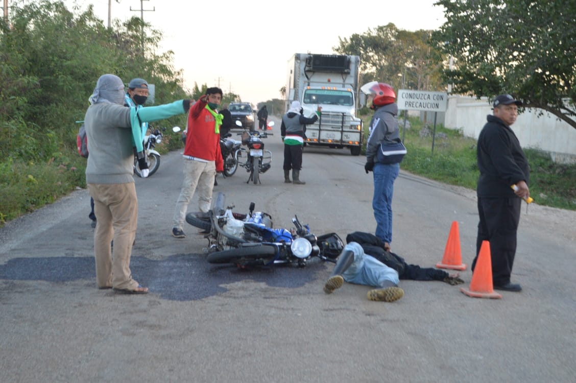 Los hechos se registraron aproximadamente a tres kilómetros de Tekal Los hechos se registraron aproximadamente a tres kilómetros de Tekal