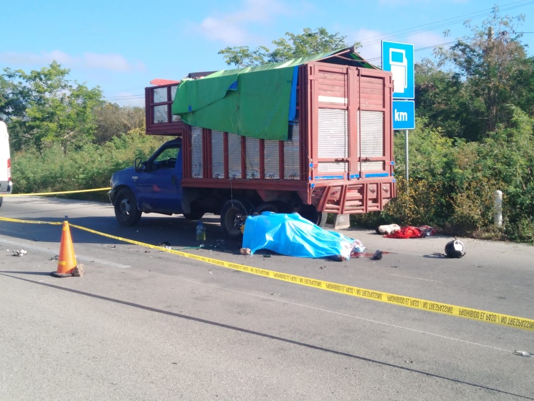 Los primeros en responder fueron los policías municipales de Acanceh
