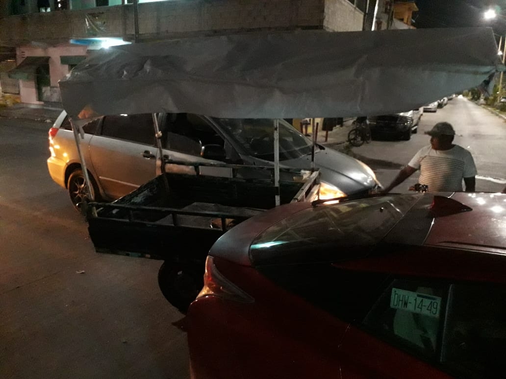 Los hechos se registraron alrededor de las 23:00 horas