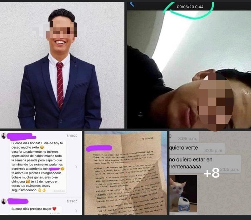 El estudiante fue denunciado en redes sociales El estudiante fue denunciado en redes sociales
