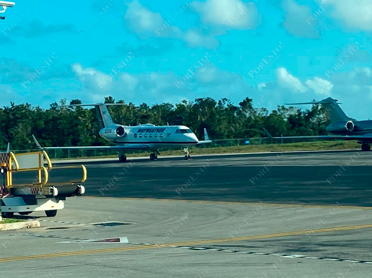 La aeronave es un auto regalo de cumpleaños que el boxeador se hizo a sí mismo en 2018