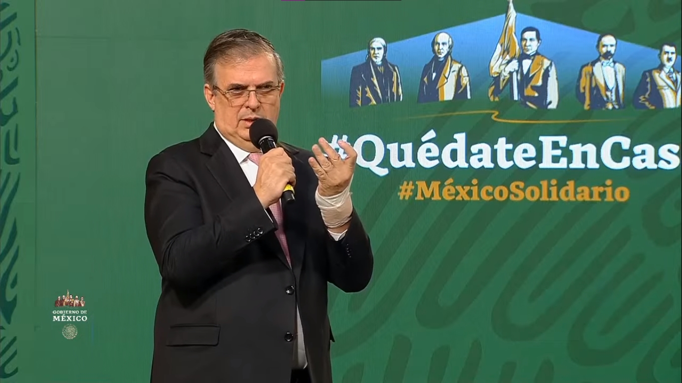 El titular de la SRE: Marcelo Ebrard El titular de la SRE: Marcelo Ebrard