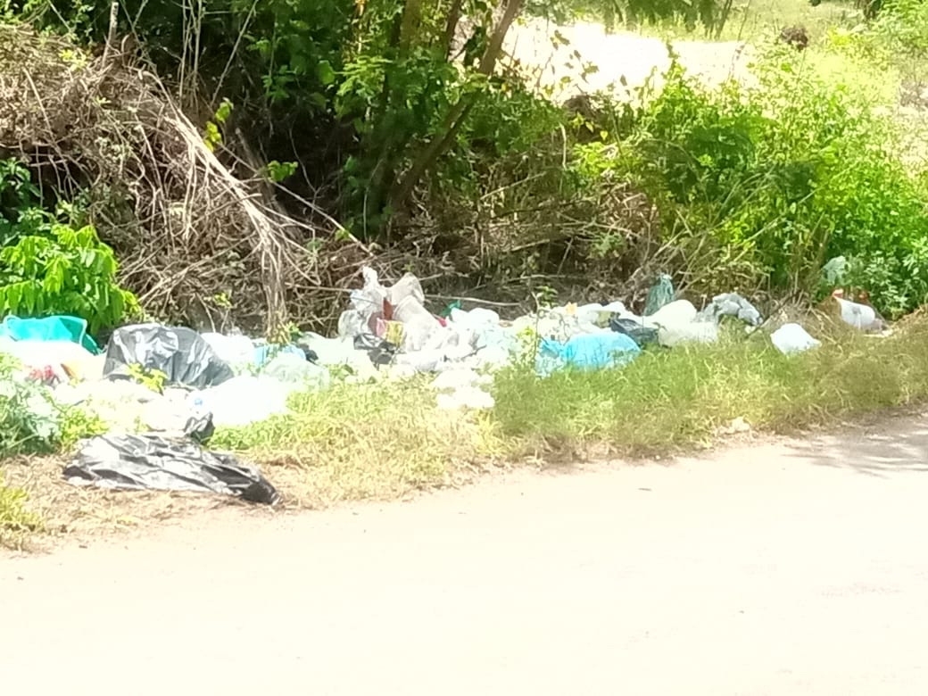 Las carreteras son usadas como tiraderos y esto es un peligro para la comunidad Las carreteras son usadas como tiraderos y esto es un peligro para la comunidad