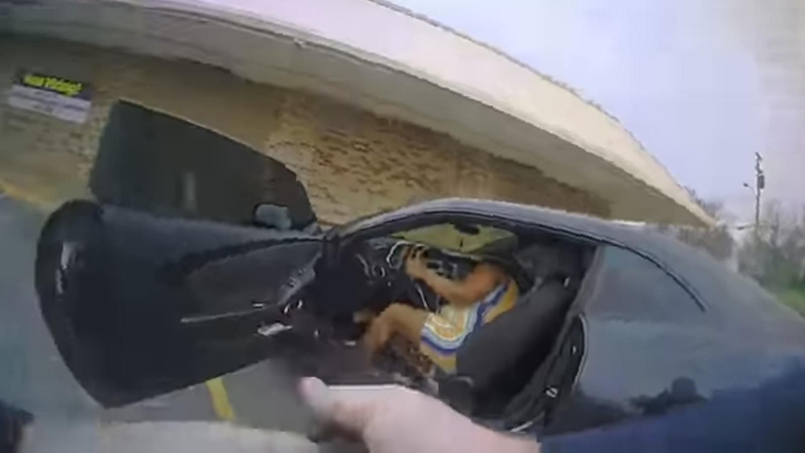La policía intenta inmovilizar a la mujer con un teaser La policía intenta inmovilizar a la mujer con un teaser
