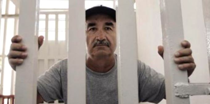 Cesáreo salió en libertad a los 71 años de edad