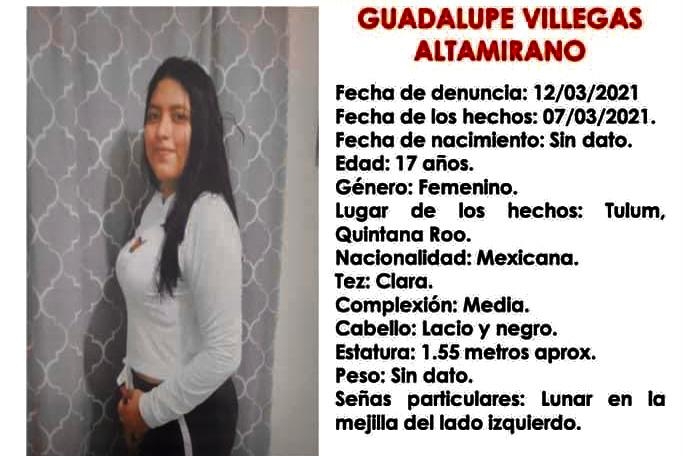 Ella es una de las desaparecidas en Playa del Carmen Ella es una de las desaparecidas en Playa del Carmen
