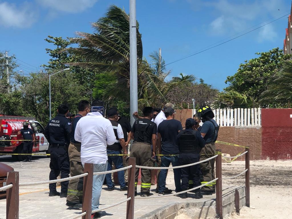 El rescate se verificó a las 12:00 horas en Playa del Niño El rescate se verificó a las 12:00 horas en Playa del Niño