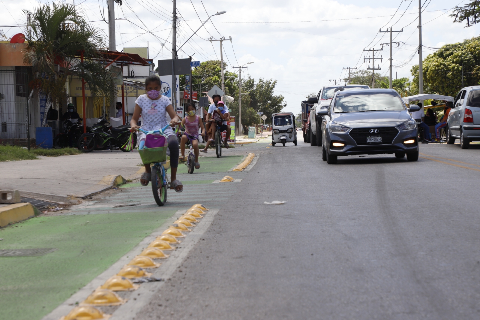 La vía puede detener accidentes para los ciclistas