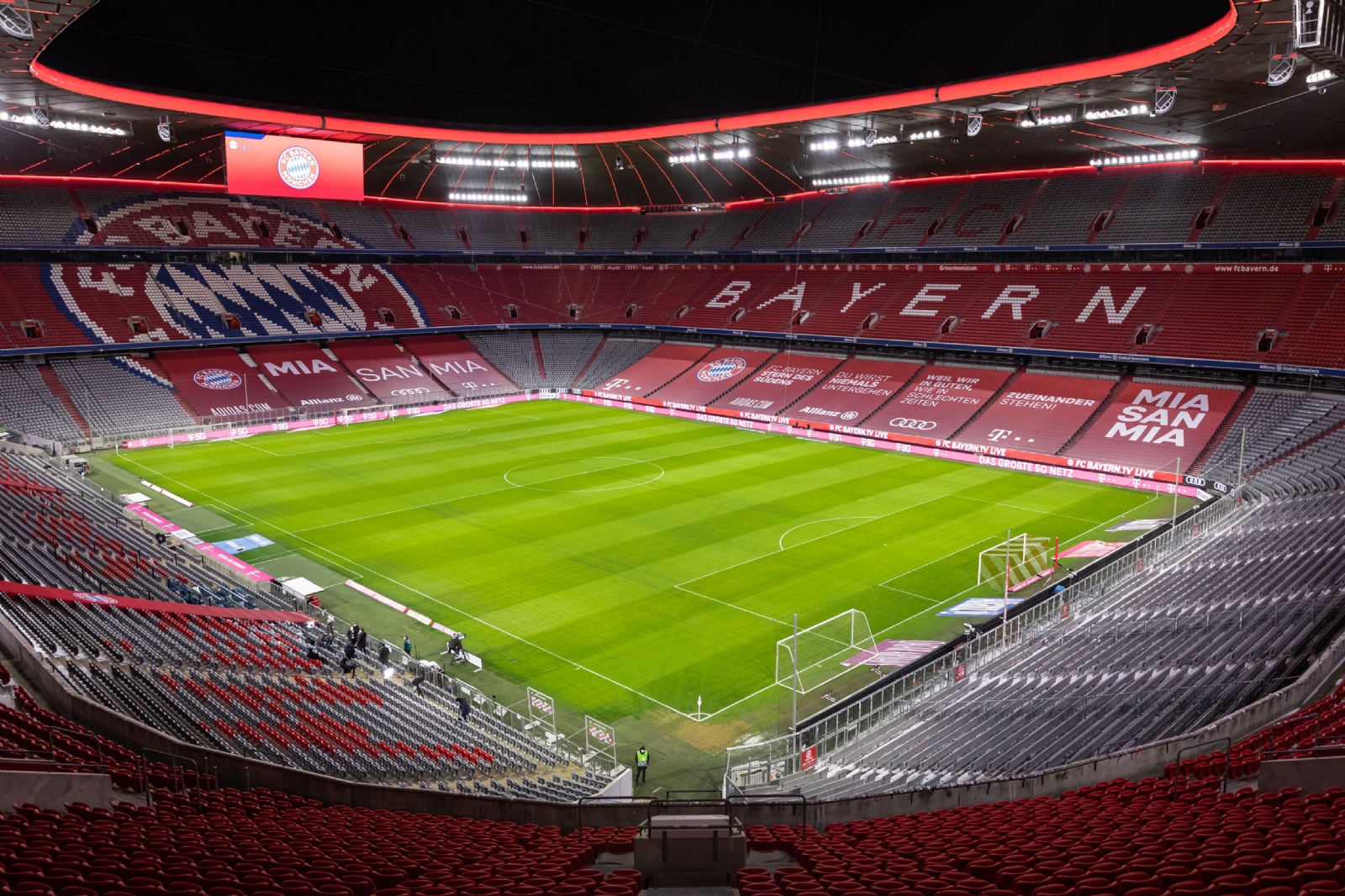 Estadio Allianz Arena, donde se juega el partido