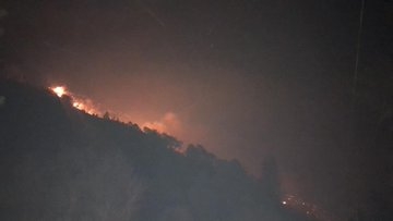 Bomberos de Nuevo León y Coahuila luchan contra el fuego