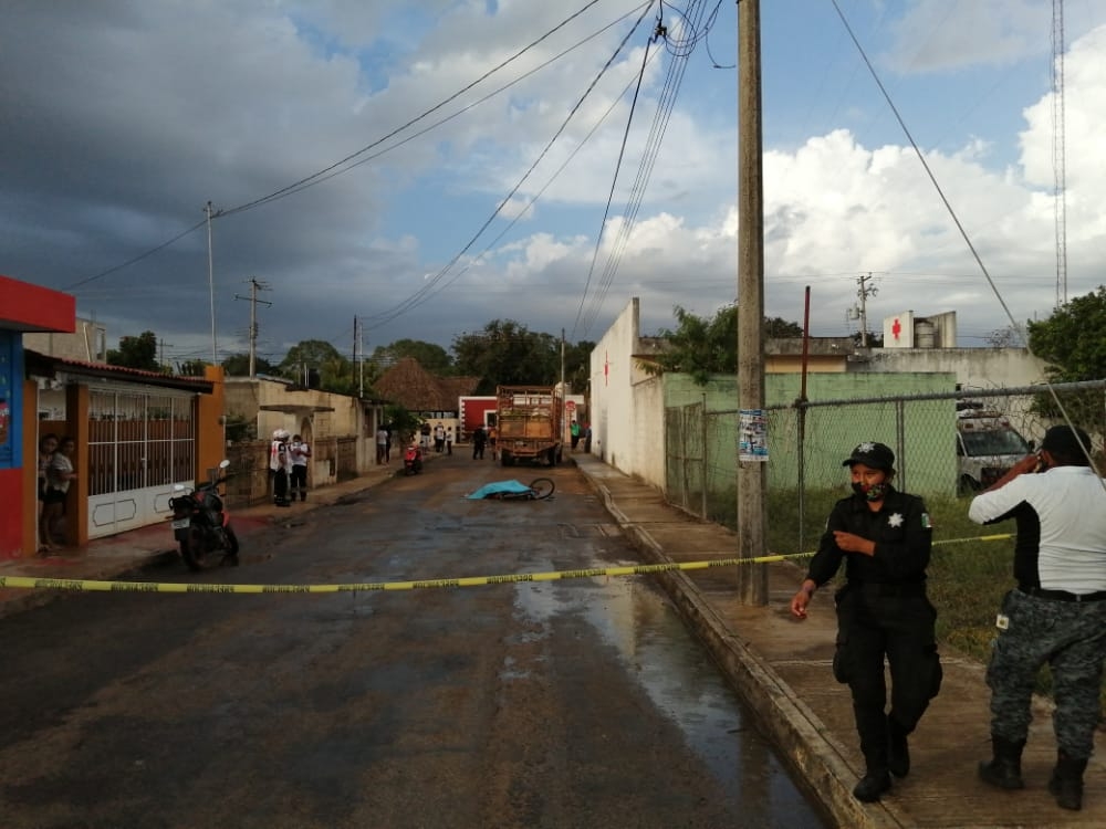 Elementos de la Policía Municipal acordonaron el área Elementos de la Policía Municipal acordonaron el área