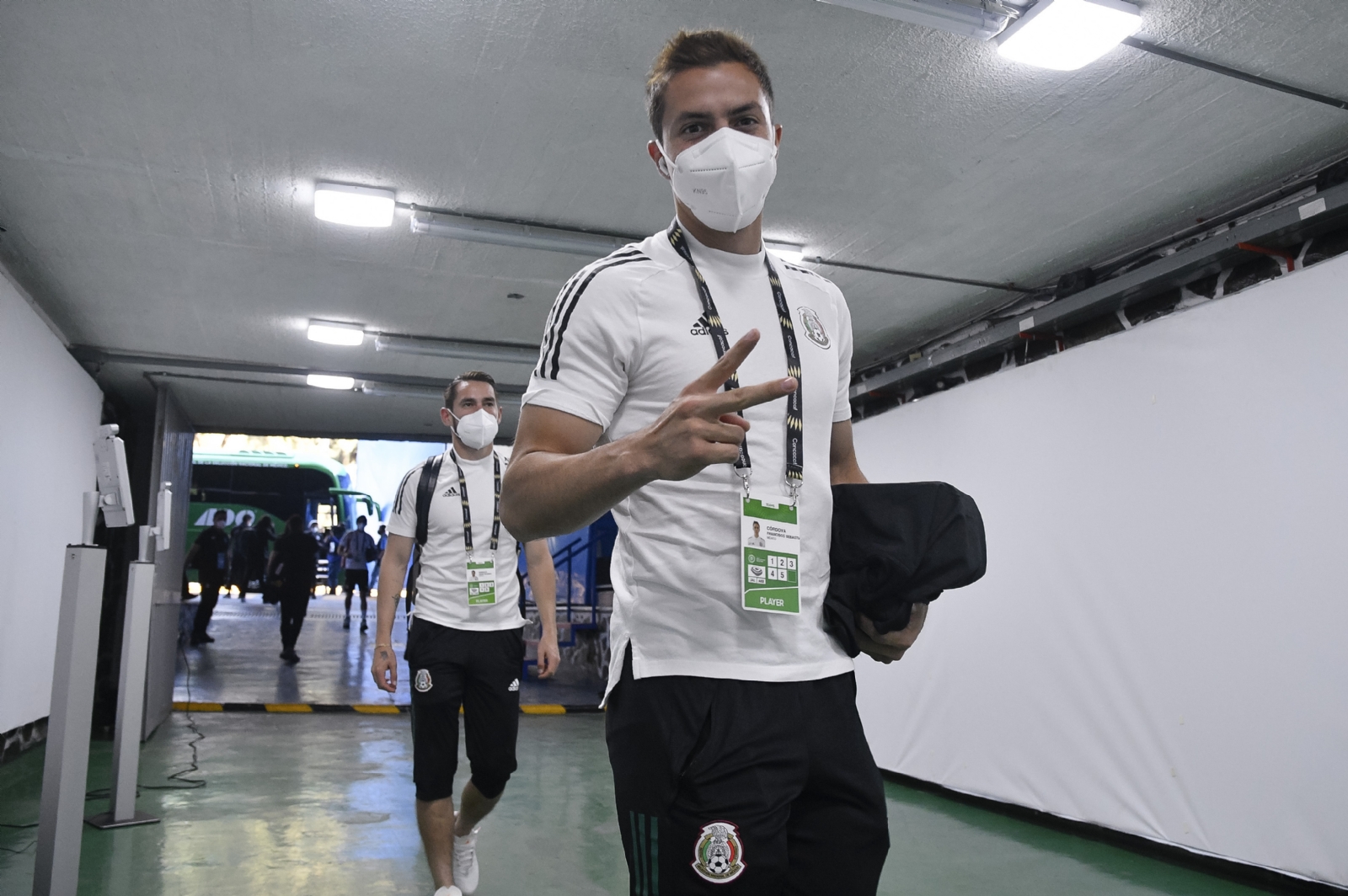 La Selección llegando al Estadio Jalisco La Selección llegando al Estadio Jalisco